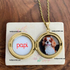 Hediye ve Takı 18 Açılabilir kolye, kişisel fotoğraf.