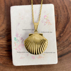 Alternative view of Kişiye Özel Altın Kaplama Deniz Kabuğu Kolye