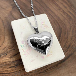 Alternative view of Kapaklı kalp kolye