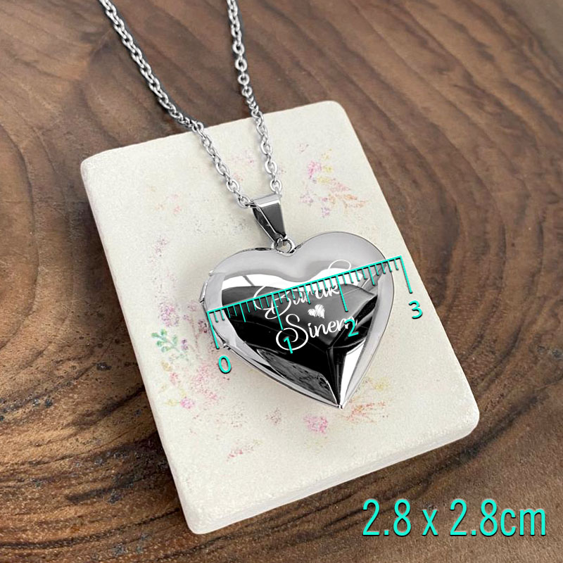 Kapaklı kalp kolye 3 Kapaklı kalp kolye - Görsel 3