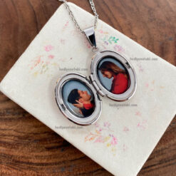 Oval İçi Açılan Kapaklı Kolye