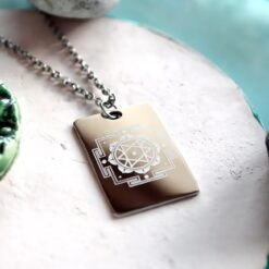 Hanuman Yantra kolye – güç, cesaret ve koruma sembolü spiritüel takı